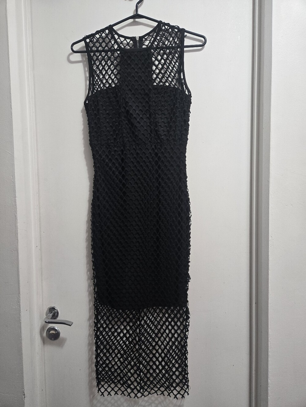 Sexy Black Fishnet Dress